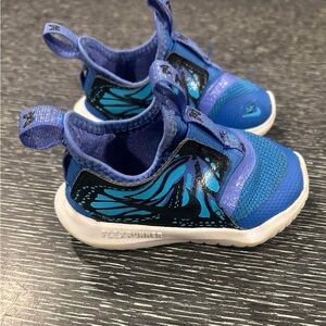 Nike Blue and Black Baby Walker Shoes